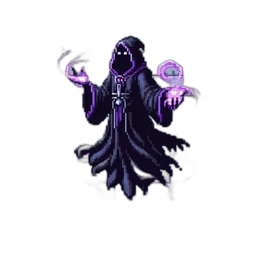 staff, creature, mask, pixel art transparent PNG cut-out