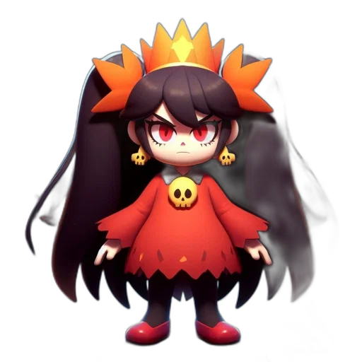 crown, staff, creature, weapon transparent PNG cut-out
