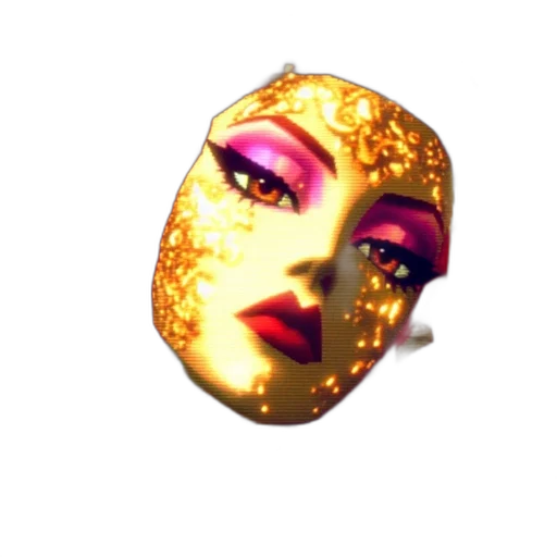 mask, jewelry, crown, face transparent PNG cut-out