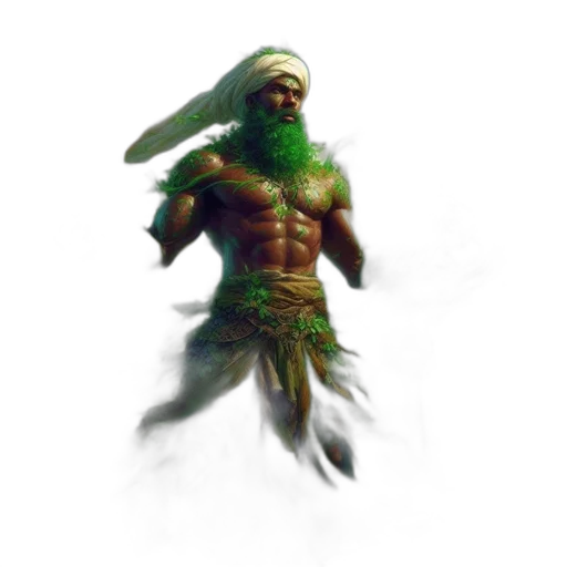 creature, staff, animal, mask transparent PNG cut-out
