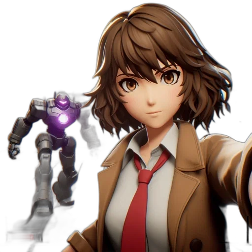 robot, jacket, weapon, concept art transparent PNG cut-out