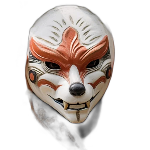 mask, 3d render, photorealistic, fantasy art transparent PNG cut-out
