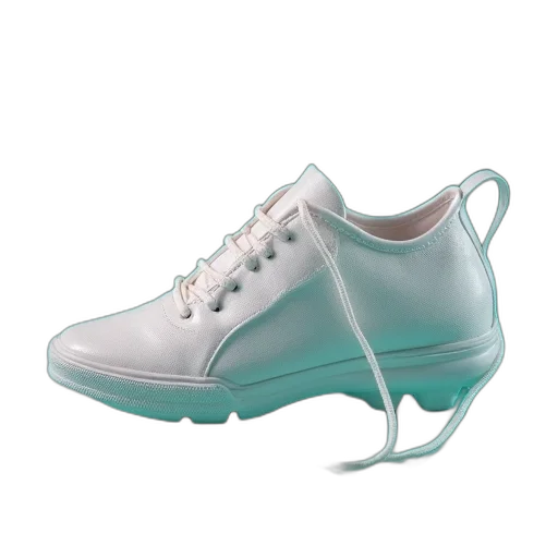 shoes, vaporwave, pastel, green transparent PNG cut-out