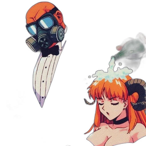 mask, weapon, robot, concept art transparent PNG cut-out