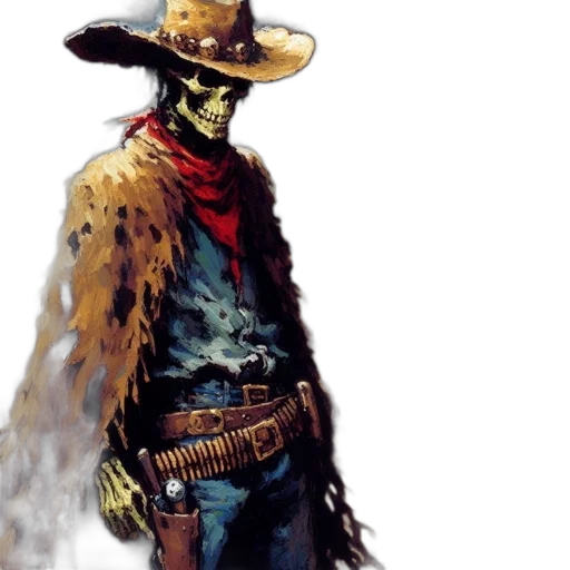 mask, hat, staff, jacket transparent PNG cut-out