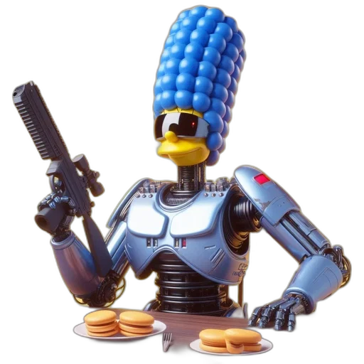 robot, food, weapon, animal transparent PNG cut-out