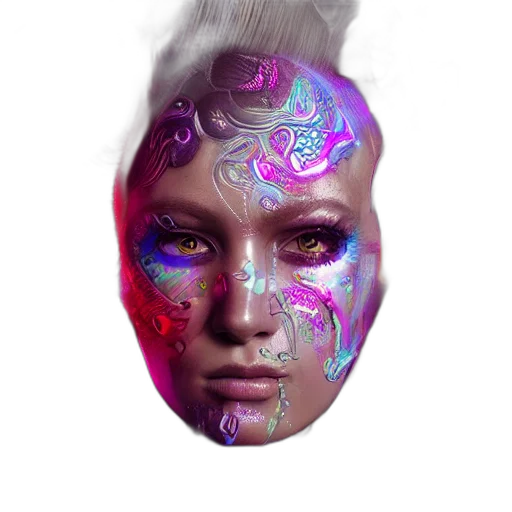 mask, face, jewelry, robot transparent PNG cut-out