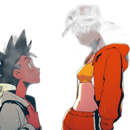 mask, jacket, concept art, anime transparent PNG cut-out
