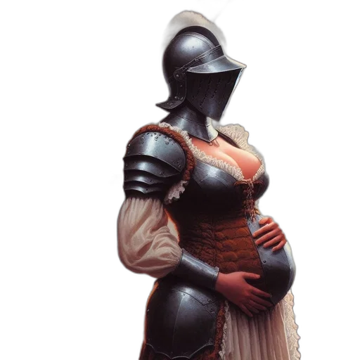sword, robot, dress, concept art transparent PNG cut-out