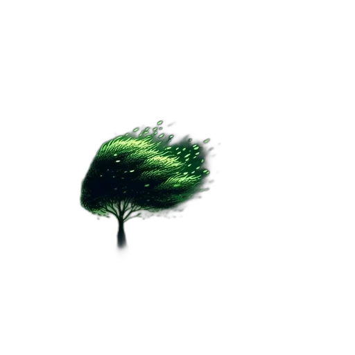 tree, hair, creature, hat transparent PNG cut-out