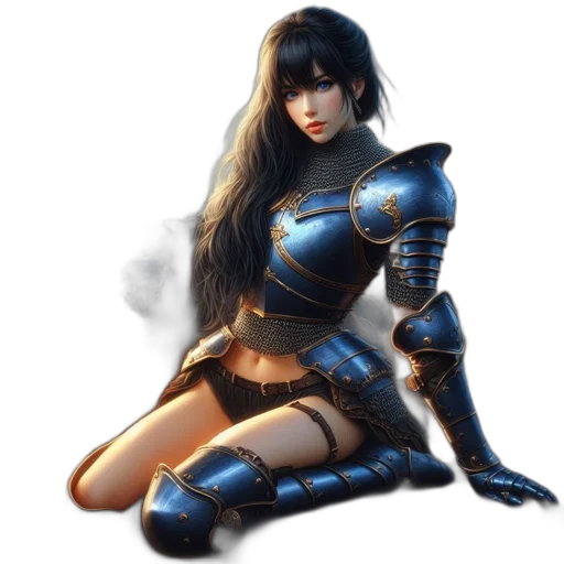 sword, robot, fantasy art, concept art transparent PNG cut-out
