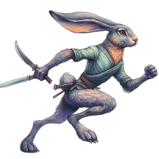sword, staff, animal, creature transparent PNG cut-out