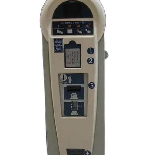 staff, robot, parking, meter transparent PNG cut-out