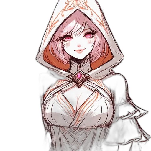 jacket, dress, staff, face transparent PNG cut-out
