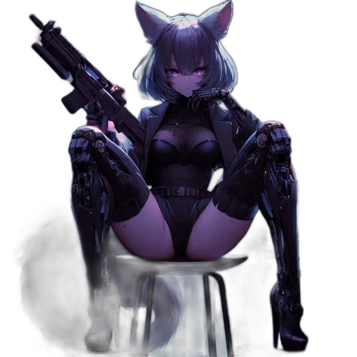 weapon, robot, staff, furniture transparent PNG cut-out