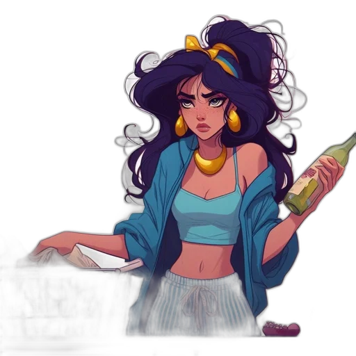 concept art, fantasy art, pixel art, vaporwave transparent PNG cut-out