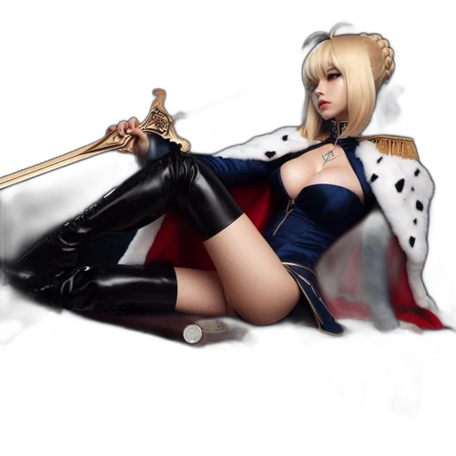 sword, weapon, staff, fantasy art transparent PNG cut-out