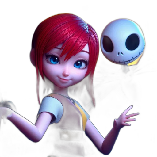 robot, staff, face, 3d render transparent PNG cut-out