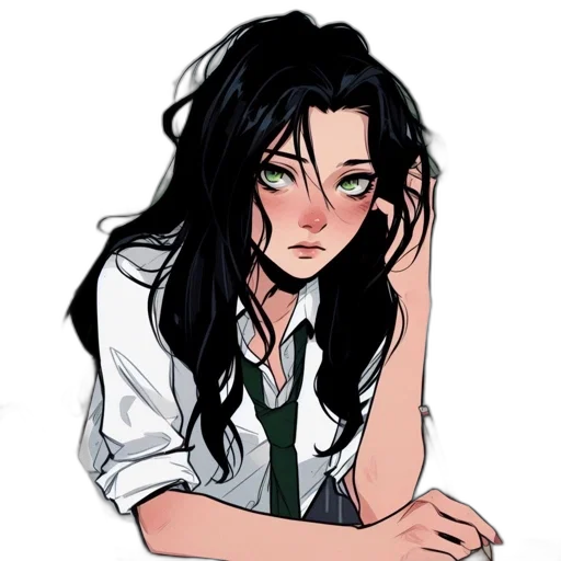 staff, hair, face, pixel art transparent PNG cut-out