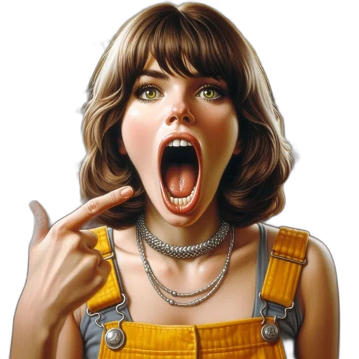 face, jewelry, staff, photorealistic transparent PNG cut-out