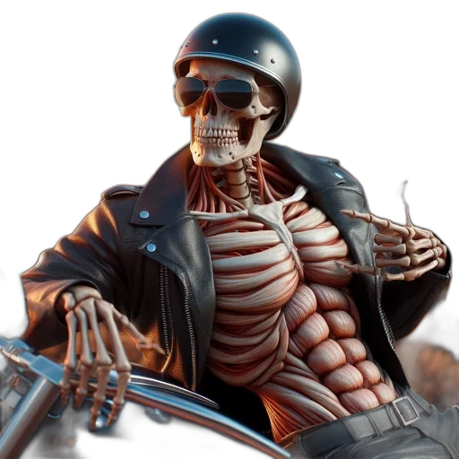 robot, concept art, 3d render, cyberpunk transparent PNG cut-out
