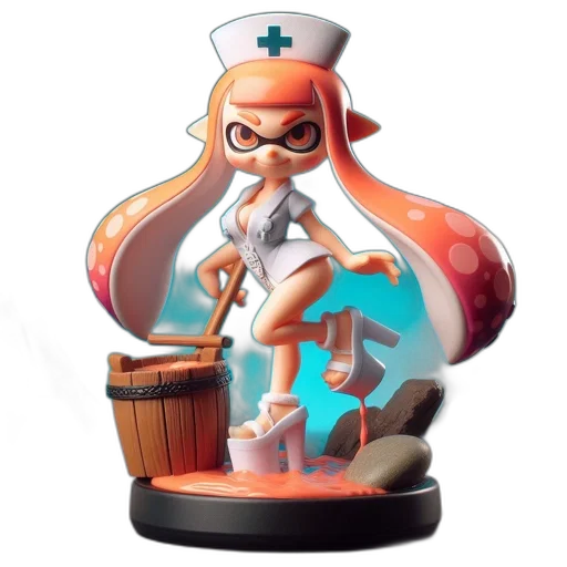 staff, concept art, 3d render, pixel art transparent PNG cut-out