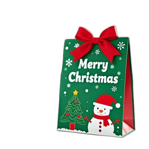 3d render, photorealistic, festive, christmas-themed transparent PNG cut-out