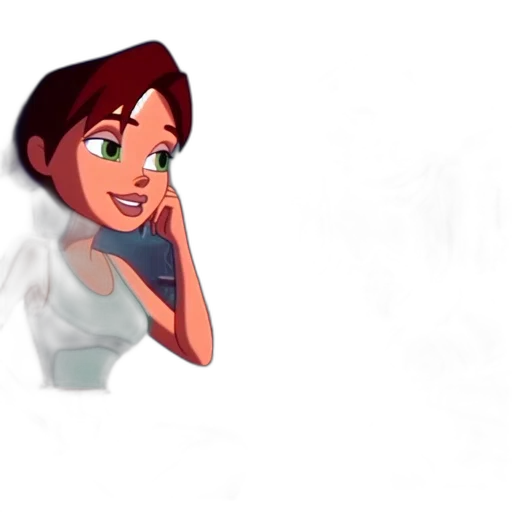 face, jewelry, staff, cartoon transparent PNG cut-out