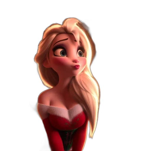 dress, 3d render, cartoon, concept art transparent PNG cut-out