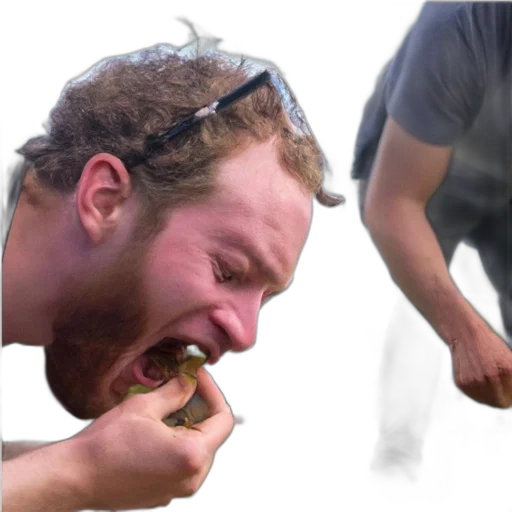food, face, creature, staff transparent PNG cut-out