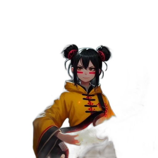 staff, weapon, dress, mask transparent PNG cut-out