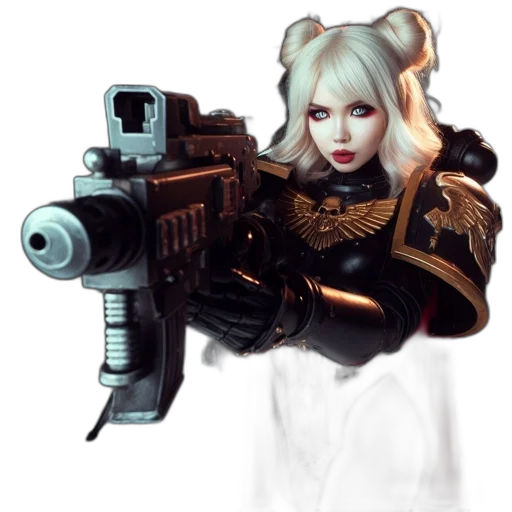 weapon, robot, staff, concept art transparent PNG cut-out