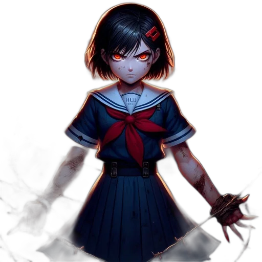 dress, weapon, mask, staff transparent PNG cut-out