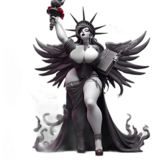 concept art, fantasy art, comic book art, 3d render transparent PNG cut-out