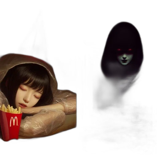 food, creature, face, mask transparent PNG cut-out