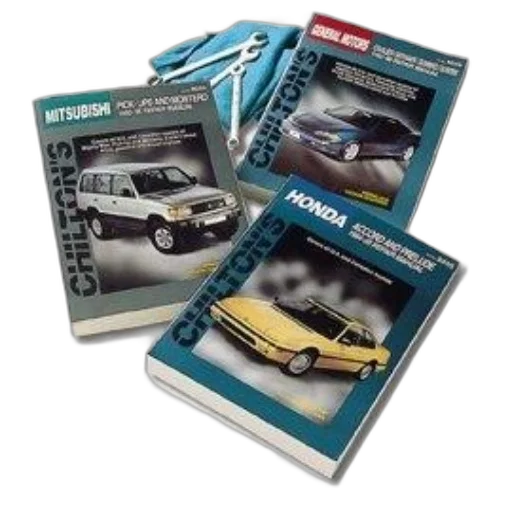 car, three, chilton, automotive transparent PNG cut-out