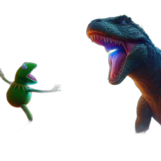 creature, animal, dragon, 3d render transparent PNG cut-out