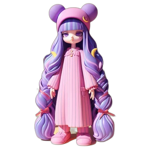 dress, creature, 3d render, concept art transparent PNG cut-out