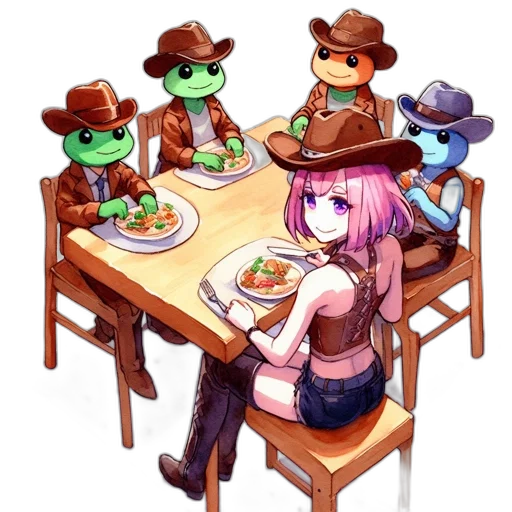 food, robot, hat, animal transparent PNG cut-out