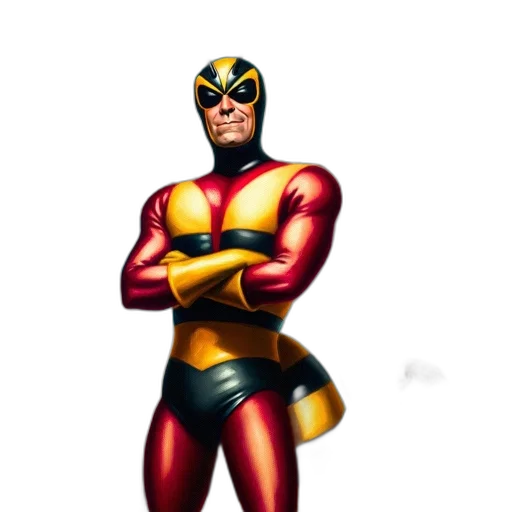mask, comic book art, concept art, 3d render transparent PNG cut-out
