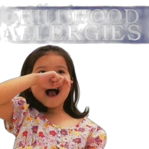 childhood, allergies, all, need transparent PNG cut-out