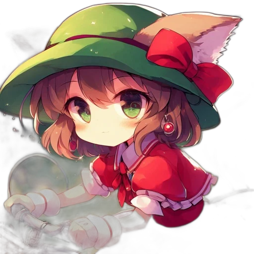 hat, staff, dragon, creature transparent PNG cut-out