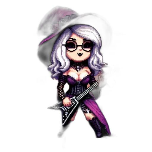 staff, weapon, pixel art, fantasy art transparent PNG cut-out