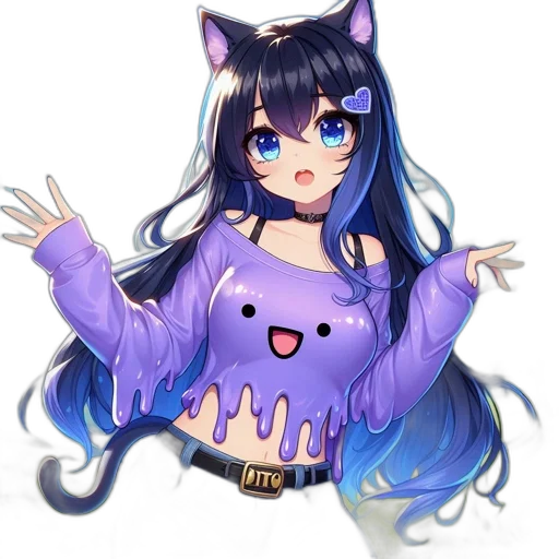 dress, creature, staff, animal transparent PNG cut-out