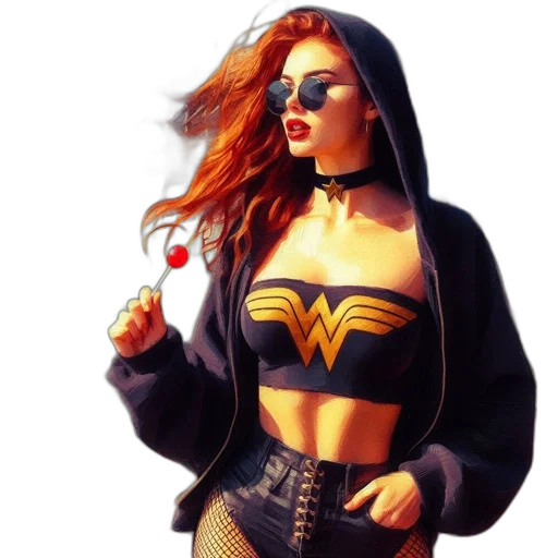 jacket, jewelry, comic book art, pixel art transparent PNG cut-out