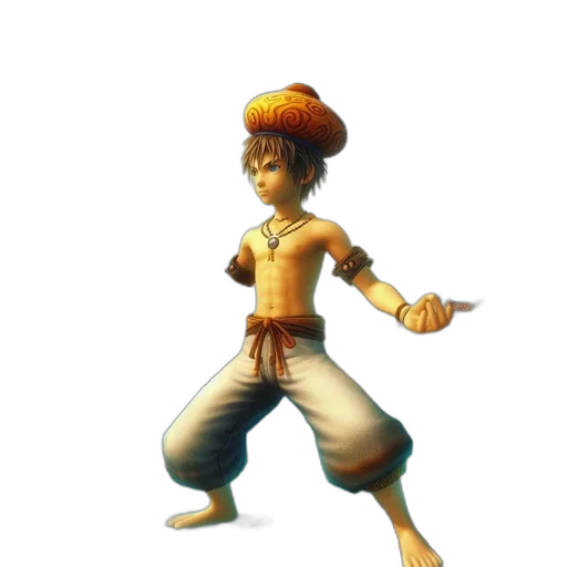 staff, hat, concept art, 3d render transparent PNG cut-out