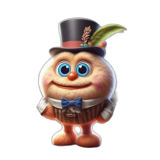 hat, staff, food, face transparent PNG cut-out