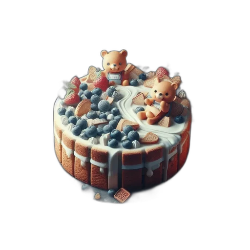 food, pixel art, 3d render, concept art transparent PNG cut-out