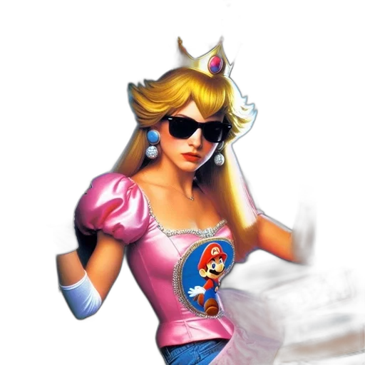 crown, concept art, vaporwave, 3d render transparent PNG cut-out