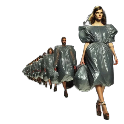 dress, jacket, concept art, 3d render transparent PNG cut-out